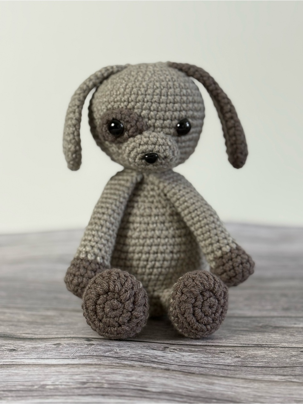 Crochet Handmade Dash the Dog Amigurumi Plush Toy